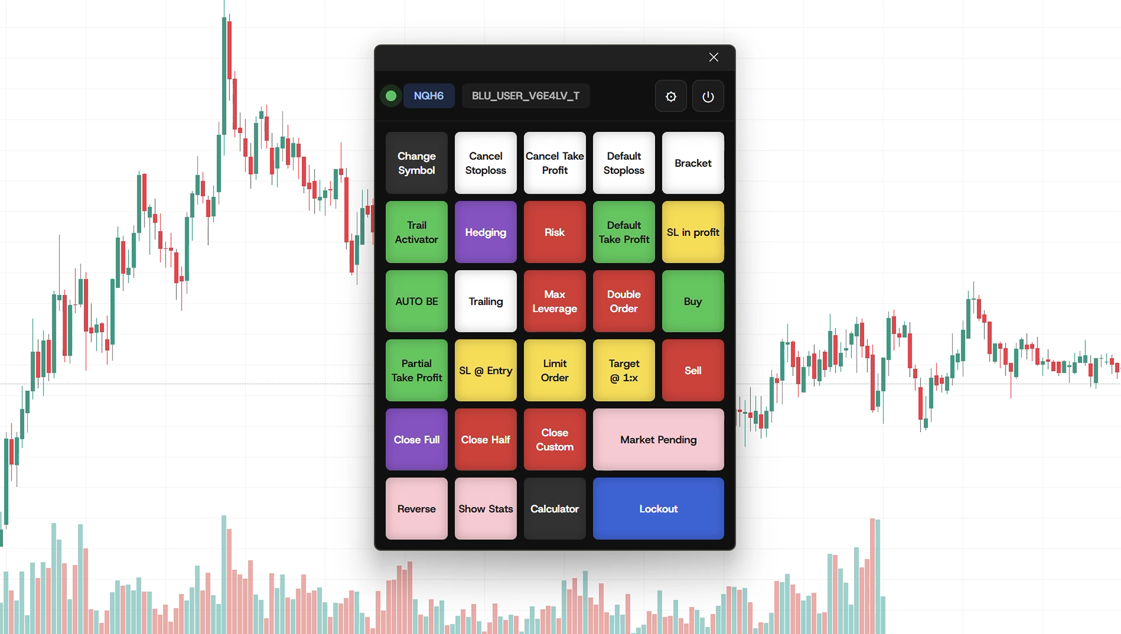TradeControllers keypad UI